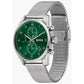 Silver Stainless Steel Dress Watch