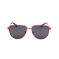 Orange Stainless Steel Sunglasses