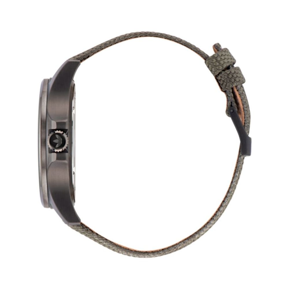 Bicolor Fabric Dress Watch