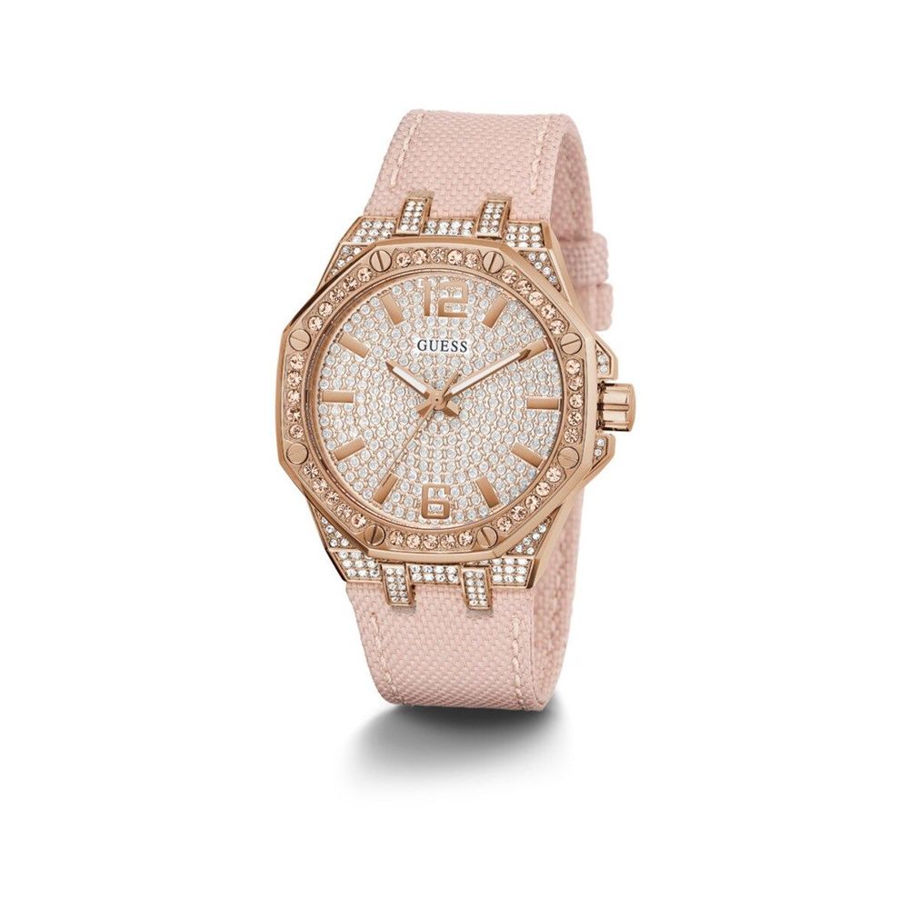 Multicolor Leather Dress Watch