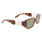 Brown Injected Sunglasses