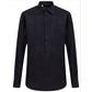 Navy Blue Cotton Dress Shirt