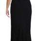 Elegant Black Maxi Sheath Dress