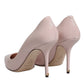 Pink Patent Leather Stiletto Heel Pumps Shoes