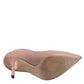 Pink Patent Leather Stiletto Heel Pumps Shoes