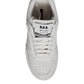 White Miami Leather Low Top Sneakers Shoes