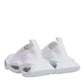 White Slip On Wave Low Top Sneakers Shoes