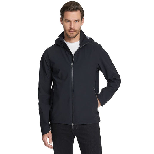 Black Nylon Men Jacket