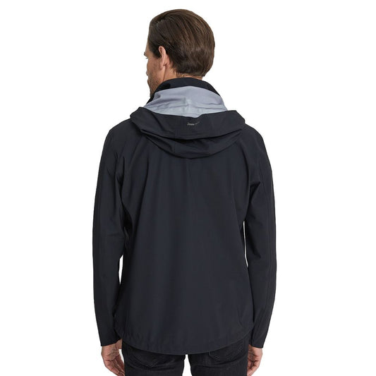 Black Nylon Men Jacket