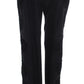 Elegant Black Torero Capri Pants