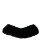 Black Lamb Fur Collar Women Neck Wrap Scarf