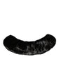Black Fur Shawl Neck Wrap Cover Collar Scarf