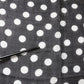 Black White Polka Dots Fringes Wrap Scarf