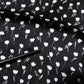 Black Floral Silk Square Wrap Shawl Scarf