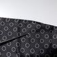 Black Circles Silk Fringes Shawl Wrap Scarf