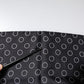 Black Circles Silk Fringes Shawl Wrap Scarf