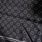 Black Circles Silk Fringes Shawl Wrap Scarf