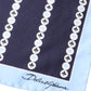 Blue Heart Spade Silk Handkerchief Scarf