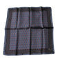 Dark Blue Beetle Square Handkerchief Scarf