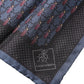 Dark Blue Beetle Square Handkerchief Scarf