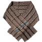 Brown Fantasy Silk Neck Wrap Shawl Scarf