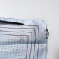 Sky Blue Polka Dots Square Handkerchief Scarf