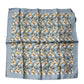 Gray Oranges Silk Square Handkerchief Scarf