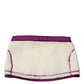 White Purple Cashmere Fleece Neck Warmer Scarf