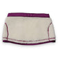White Purple Cashmere Fleece Neck Warmer Scarf