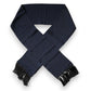 Dark Blue Fantasy Fringes Neck Wrap Scarf