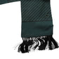 Dark Green Fantasy Fringes Neck Wrap Scarf
