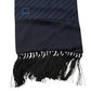 Dark Blue Fantasy Fringes Neck Wrap Scarf