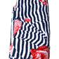 Multicolor Stripes Seashells Beach Towel