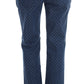 Polka Dotted Capri Stretch Jeans