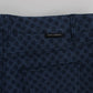 Polka Dotted Capri Stretch Jeans