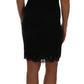 Elegant Black Lace Chemise Dress