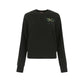 Black Cotton Sweatshirt
