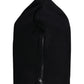 Black Wool Whole Head Wrap Balaclava Hat