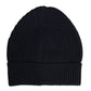 Black Cashmere Knitted Winter Beanie Hat