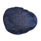 Blue Cotton Stretch Newsboy Hat