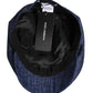 Blue Cotton Stretch Newsboy Hat