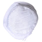 White Polyester Wide Brim Bucket Hat