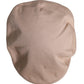 Beige Cotton Newsboy Capello Cabbie Hat