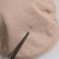 Beige Cotton Newsboy Capello Cabbie Hat