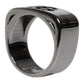 Silver Tone Brass Anello DG Logo Ring