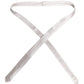 White Solid Silk Adjustable Necktie Tie