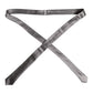 Metallic Silver Silk Adjustable Necktie Tie