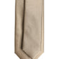 Beige Solid Silk Adjustable Necktie Tie