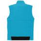 Blue Polyester Men Vest