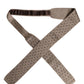 Beige Polka Dot Silk Adjustable Necktie Tie